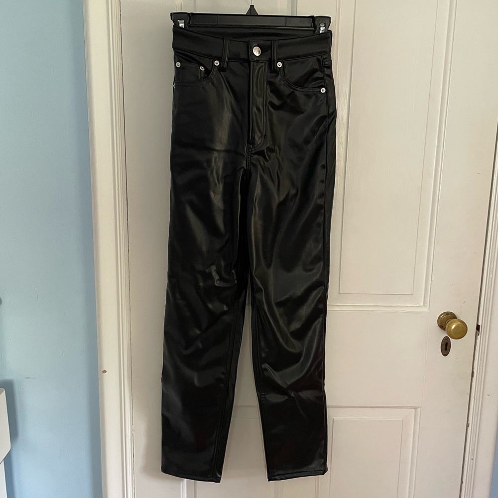 H&M Women’s Faux Leather Pants
